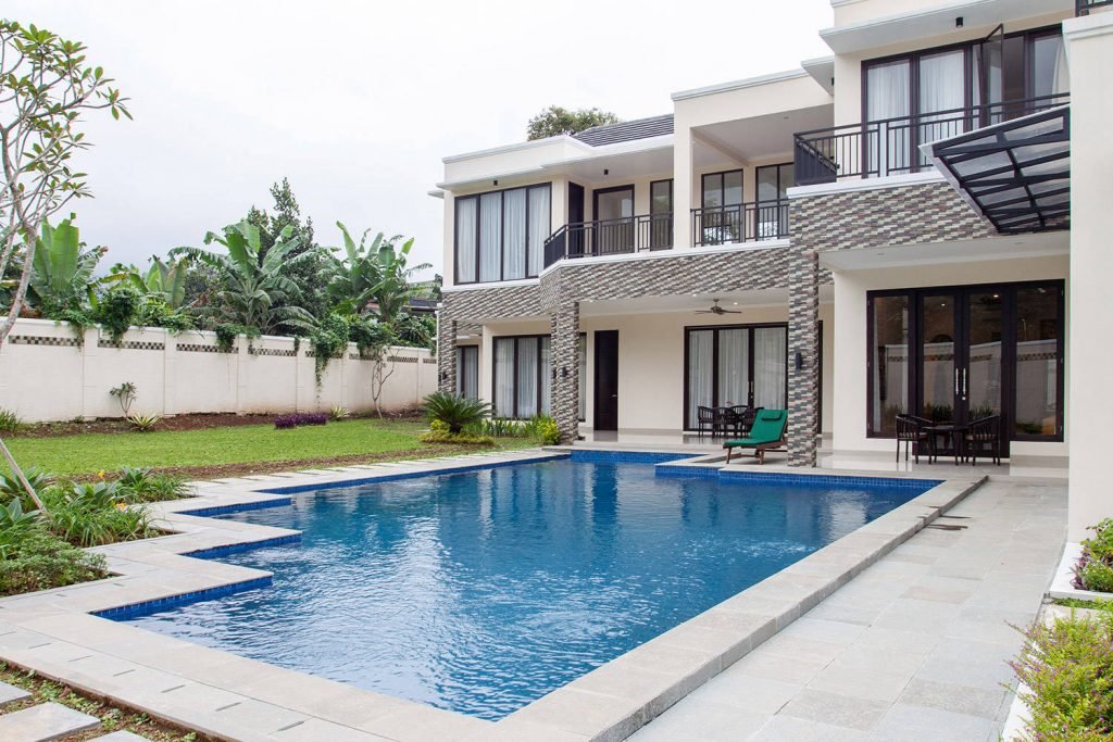 Villa Puncak Dengan Private Pool rumah mewah